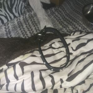 Nice brand new black dog collar for sale